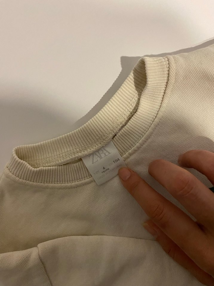 Beyaz Erkek Çocuk Baskılı Sweatshirt - Görsel 3