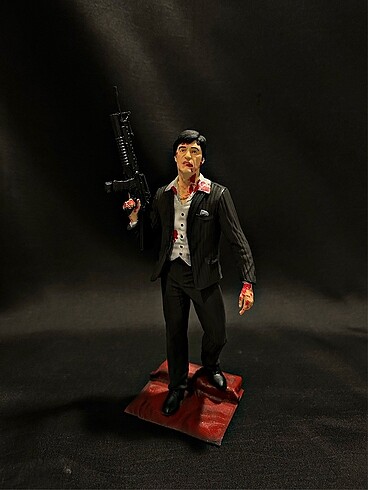  Beden Renk Scarface Tony Montana Figürü 25 cm