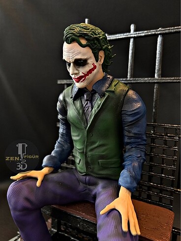  Beden Joker Heath Ledger Hapishane Figürü 32 cm