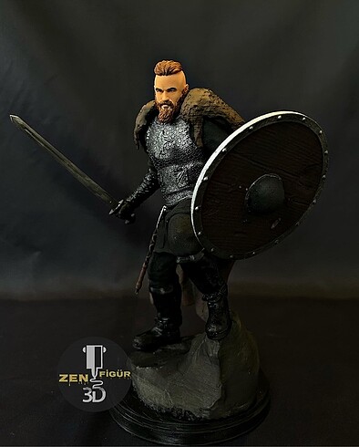Beden Renk Vikings Ragnar Figürü 28 cm