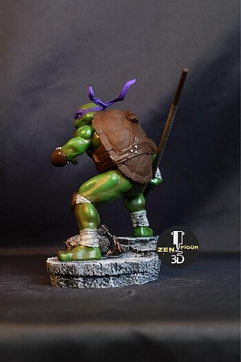 Beden Renk Ninja kaplumbağalar Donatello figür 23 cm