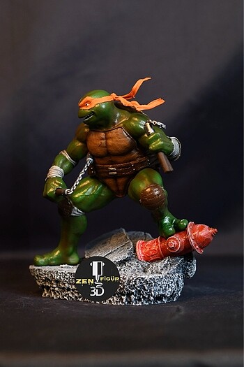 Beden Ninja kaplumbağalar Michelangelo figürü 23 cm