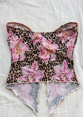 Trendyol & Milla Leopar Desenli Straplez Bustiyer