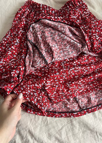 Trendyol & Milla Renkli Mini Etek, Fırfırlı, Gevşek Kesim