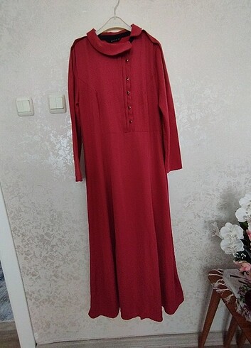 42 Beden kırmızı Renk Günlük elbise 