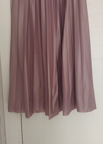 Kadın Pastel Renk Pilili Uzun Etek - Görsel 2