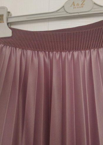 Kadın Pastel Renk Pilili Uzun Etek - Görsel 3