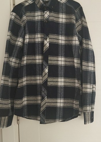 Gri Kareli Uzun Kollu Erkek Gömlek - Görsel 2