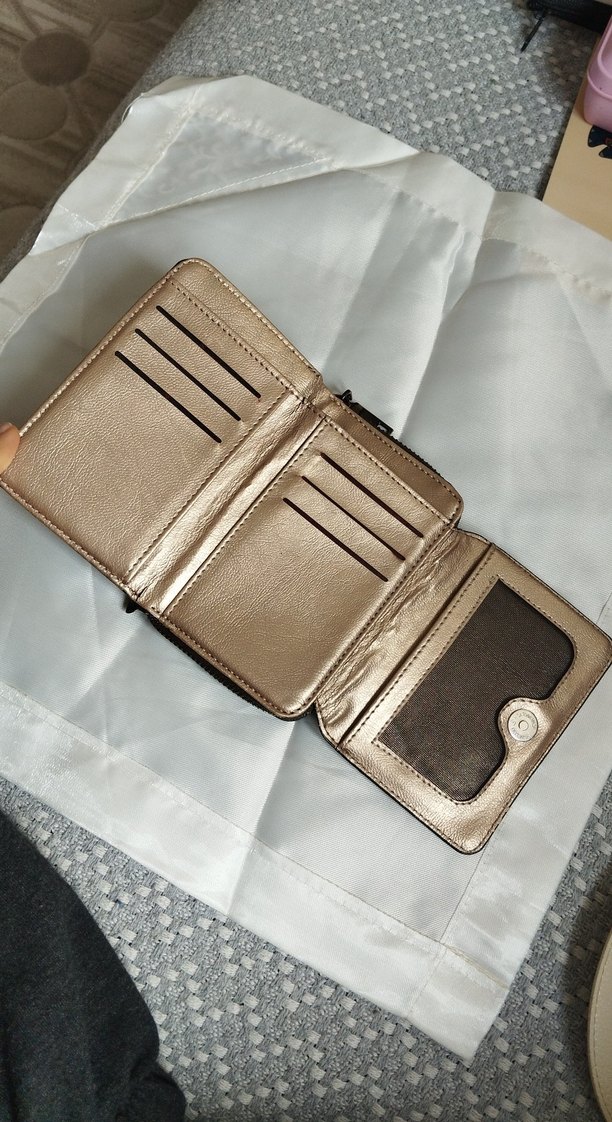 Yeşil Deri Kadın Cüzdanı - Görsel 3