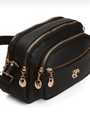 Kahverengi,siyah  Deri   Kadın Çanta - Görsel 2