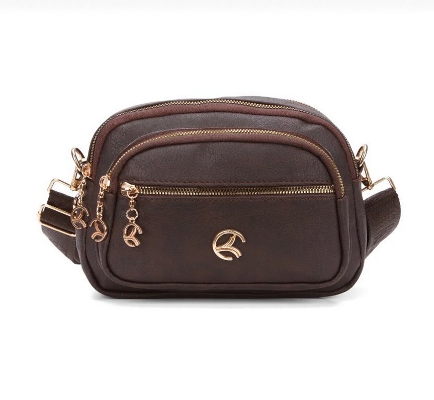 Kahverengi,siyah  Deri   Kadın Çanta - Görsel 3