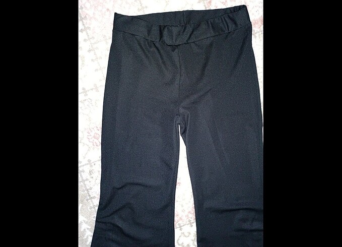xl Beden İspanyol paça pantolon