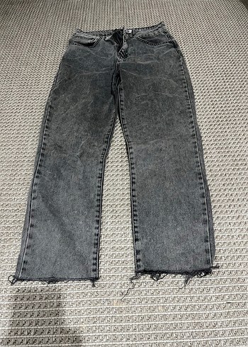 Gri Denim Kadın Regular Fit Jean - Görsel 2