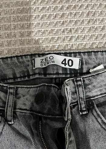 Gri Denim Kadın Regular Fit Jean - Görsel 3