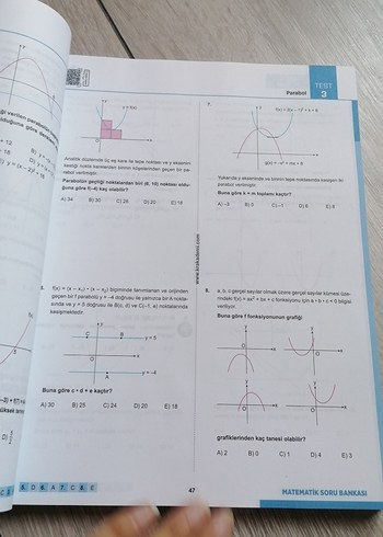 Beden Renk AYT Matematik Soru Bankası Eylül B