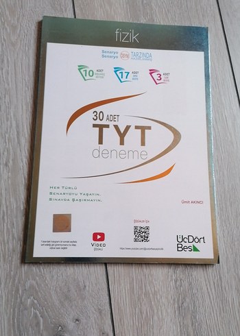TYT Fizik 30 Adet Deneme Sınavı