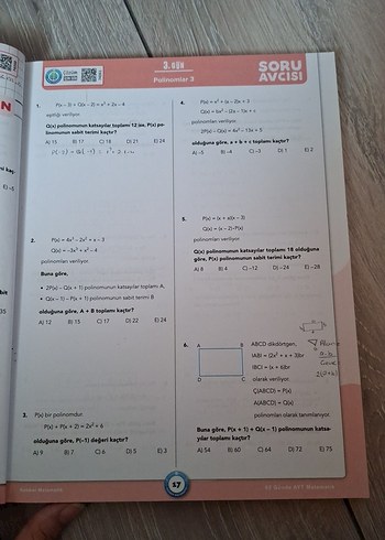 Beden Renk Rehber Matematik ile 65 Günde AYT Matematik Kampı
