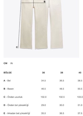 m Beden Düğmeli Gri Batik Desenli Kadın Denim Pantolon