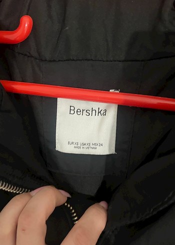 Siyah Kadın Midi Kışlık Fermuarlı Mont - Görsel 3