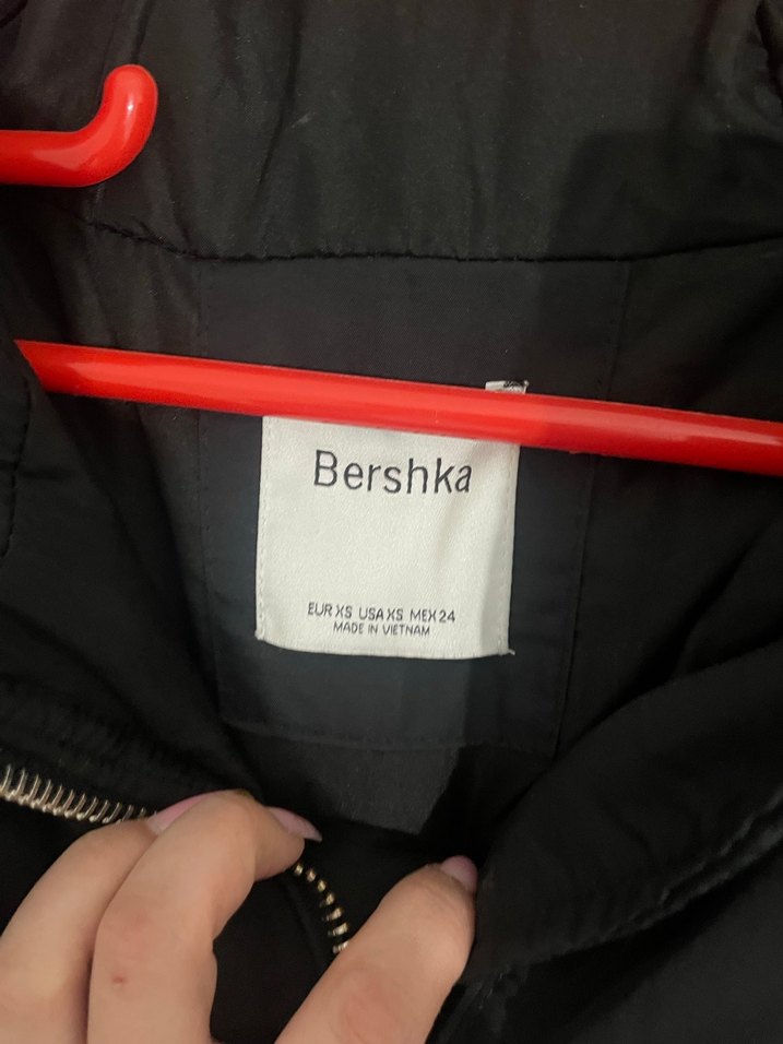 Siyah Kadın Midi Kışlık Fermuarlı Mont - Görsel 3