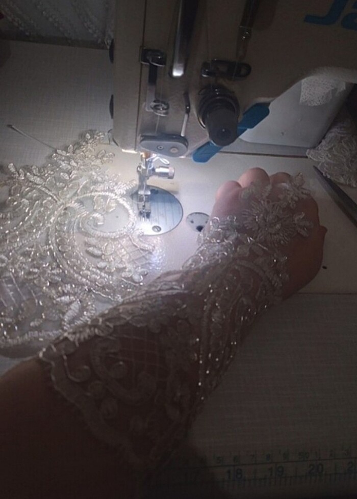 GELİN NİKÂH İMZA ELDİVENİ - Görsel 2