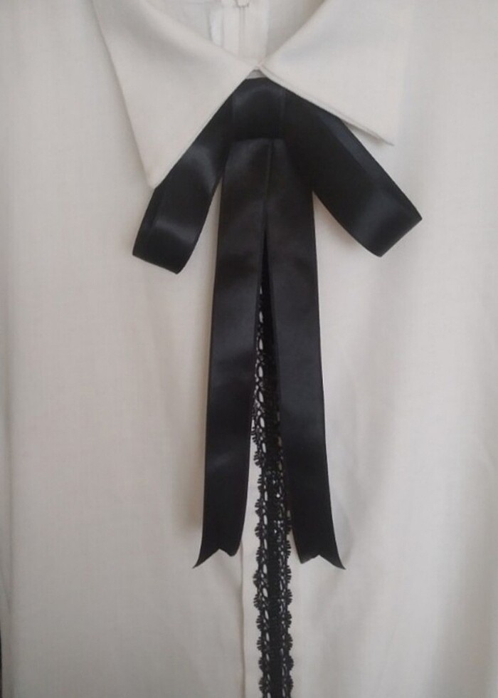 UNİSEX GOTİK PAPYON KRAVAT  - Görsel 2