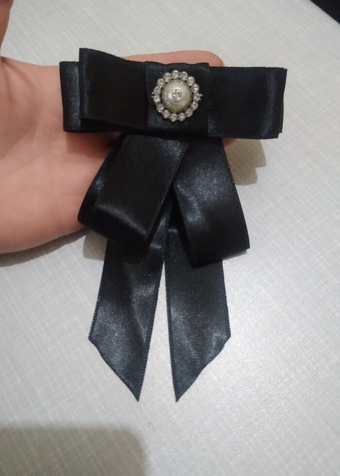 VİNTAGE BROŞ  PAPYON - Görsel 2