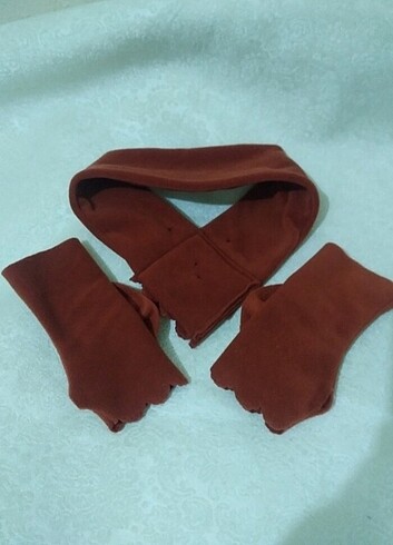 KADIN ELDİVEN BOYUNLUK SETİ  - Görsel 2