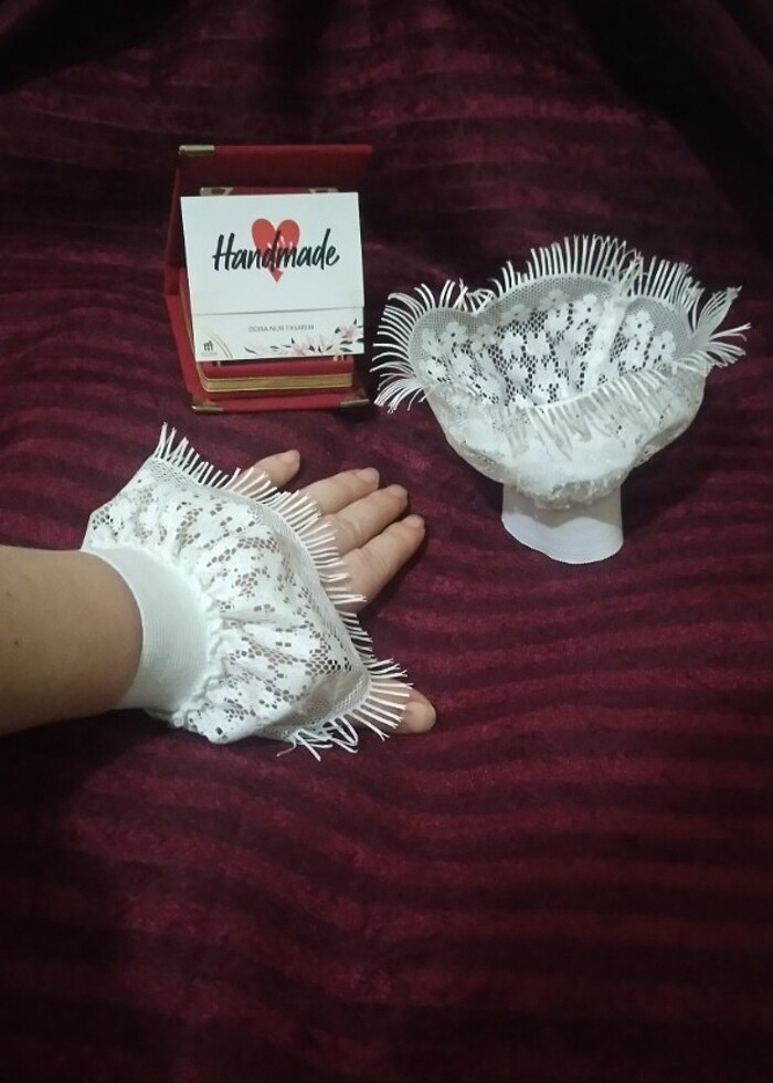 VİNTAGE KADIN MANŞET ELDİVEN  - Görsel 2