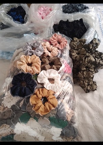 ADET 4 TL.Çok Renkli Elastik Kadın Saç Tokası - Görsel 2