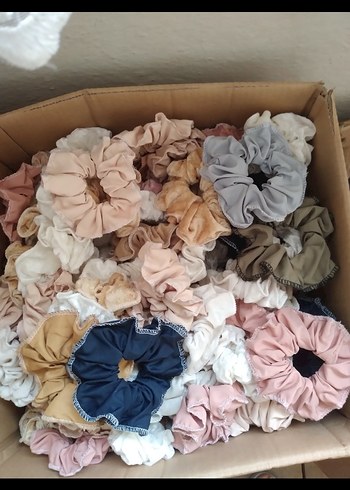 ADET 4 TL.Çok Renkli Elastik Kadın Saç Tokası - Görsel 3