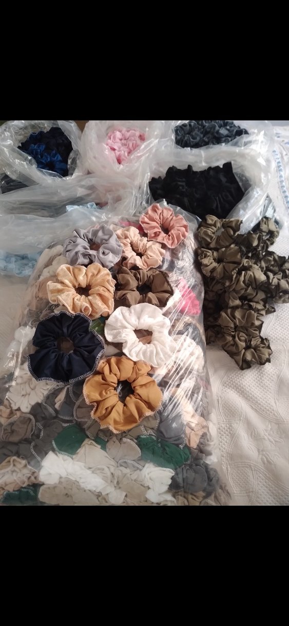 ADET 4 TL.Çok Renkli Elastik Kadın Saç Tokası - Görsel 2