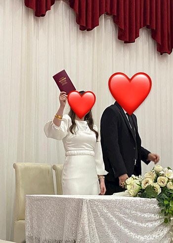 Beyaz şık elbise - Görsel 2