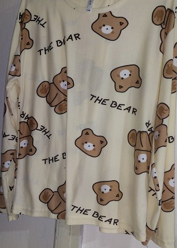 Kahverengi Baskılı pıjama twkımk - Görsel 2