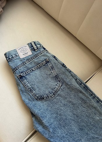36 Beden mavi Renk Pull and bear Kot Pantolon