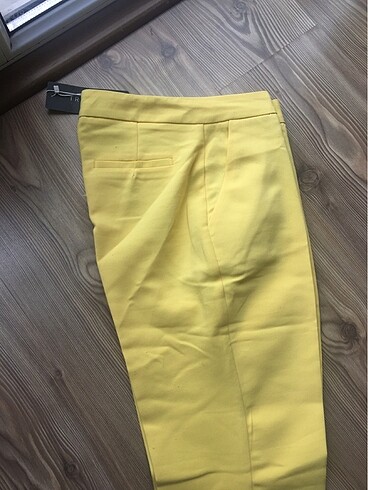 Trendyol sarı bayan pantolonu - Görsel 3