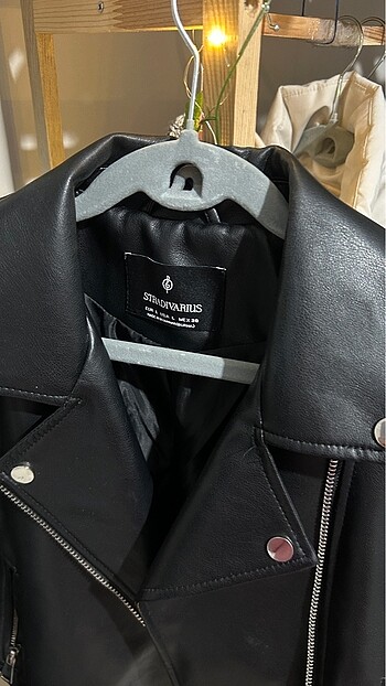 l Beden Stradivarius deri ceket