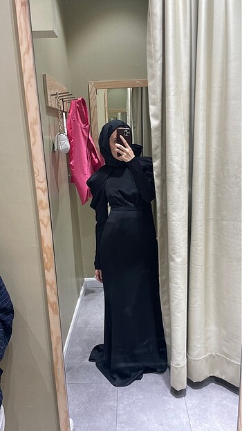 s Beden siyah Renk manuka siyah omuz drape abiye