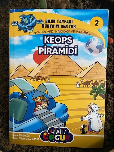 Keops piramidi Çocuk kitabı