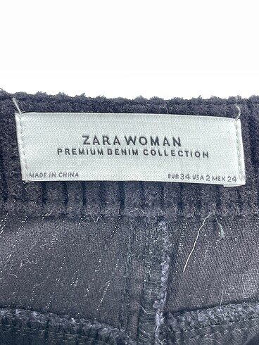 34 Beden siyah Renk Zara Jean / Kot %70 İndirimli.