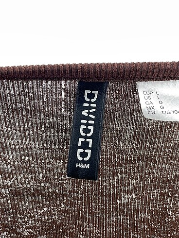 s Beden kahverengi Renk H&M Kısa Elbise %70 İndirimli.