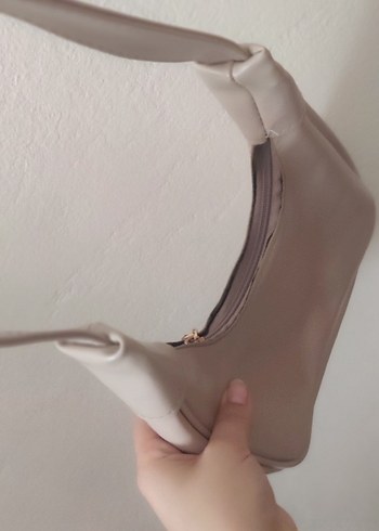  Beden Bej Minimalist Kadın Deri Çanta