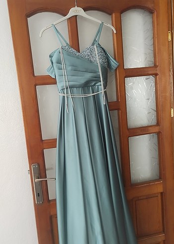 Abiye Su yeşili abiye