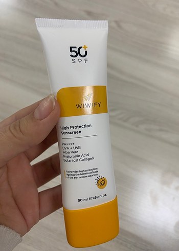 WIWIFY Yüksek Koruma Güneş Kremi SPF 50 - Görsel 4