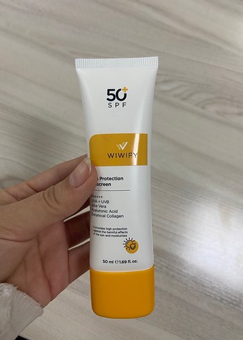 WIWIFY Yüksek Koruma Güneş Kremi SPF 50 - Görsel 2