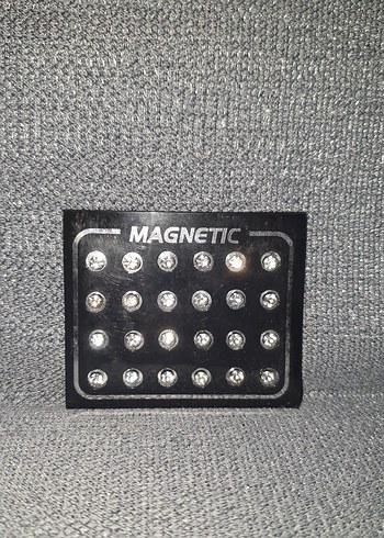 4mm miknatisli pirlanta küpe - Görsel 2