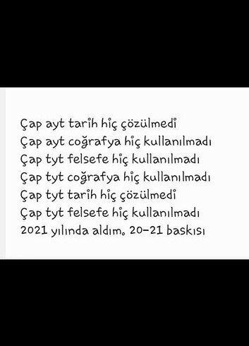 Beden Renk YKS Kitap