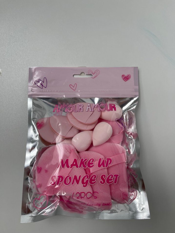 Pastel Pembe Makyaj Süngeri Seti - Görsel 3