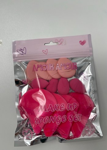 Pastel Pembe Makyaj Sünger Seti - Görsel 2