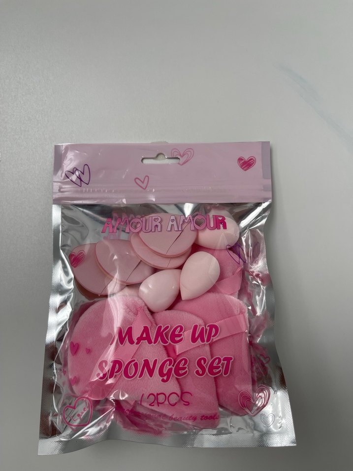 Pembe Makyaj Süngeri Seti 12'li - Görsel 4